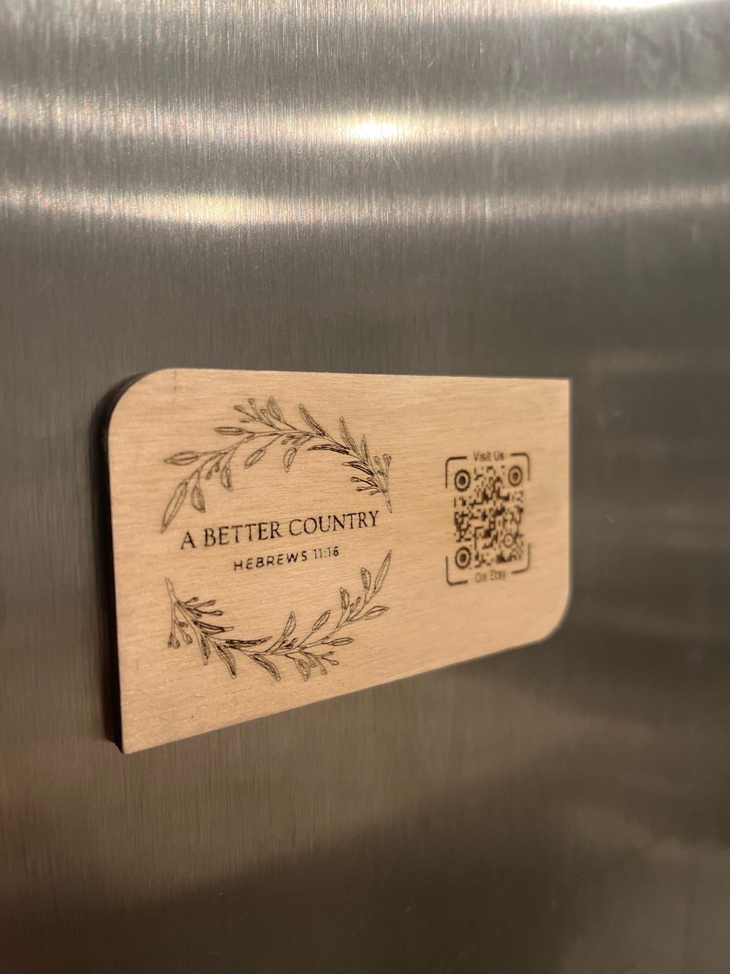 Wooden Business Cards / Fridge Magnets