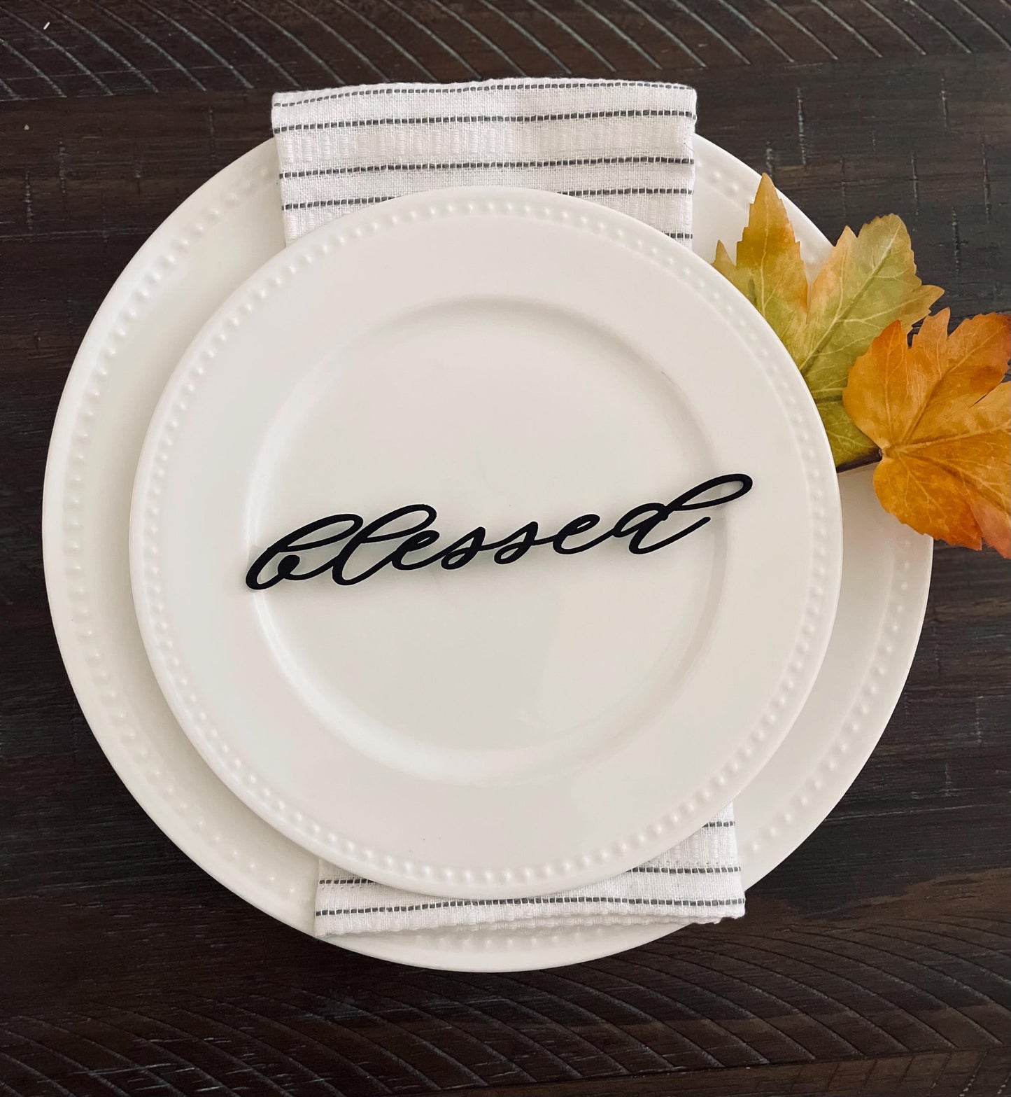 Thanksgiving Place Setting Card