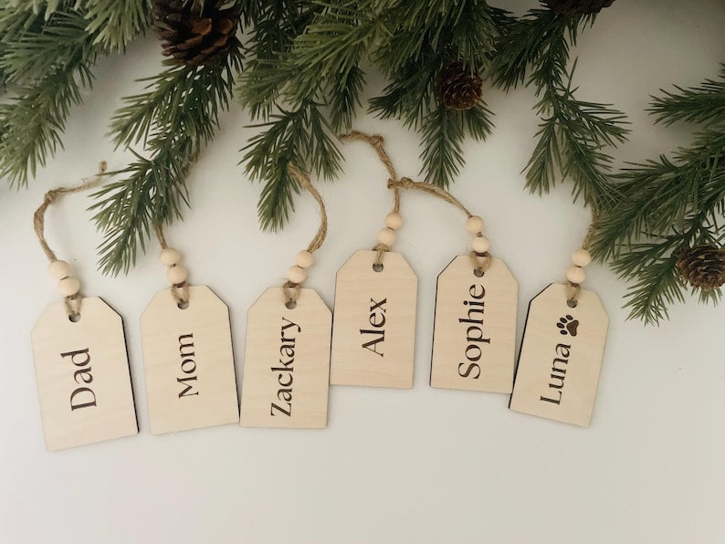 Christmas Name Tags