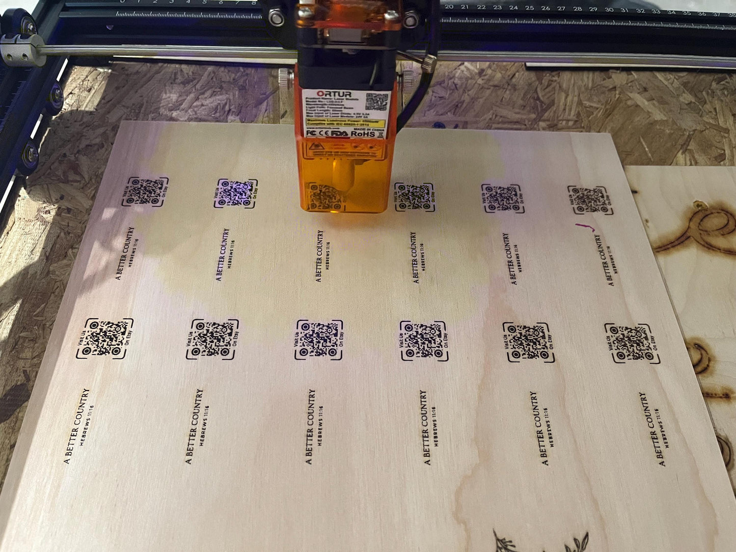 Wooden Business Cards / Fridge Magnets