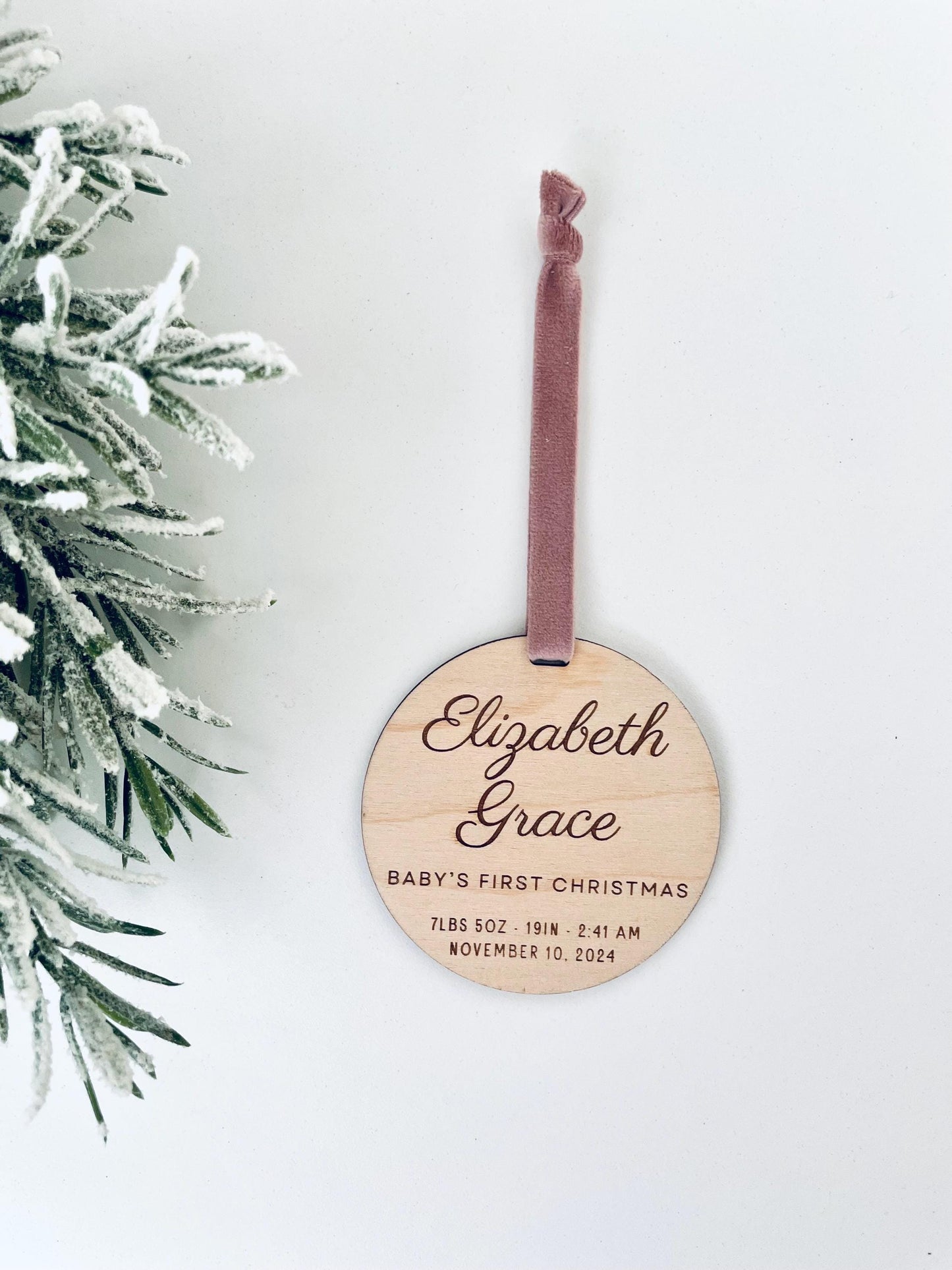 Baby’s First Christmas Ornament 2024