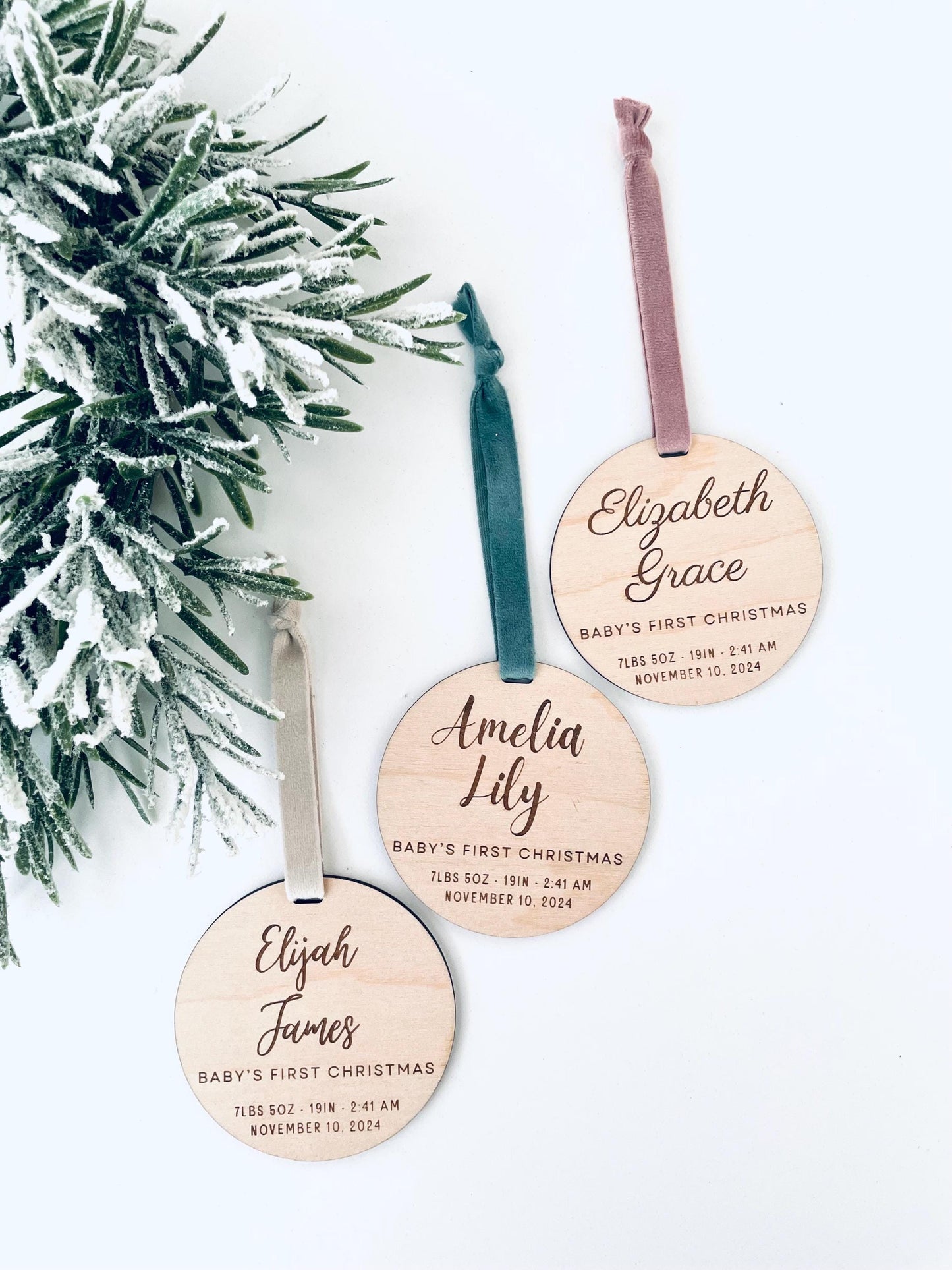 Baby’s First Christmas Ornament 2024