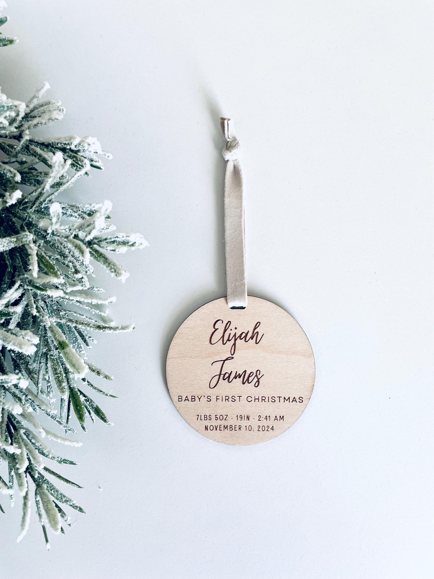Baby’s First Christmas Ornament 2024