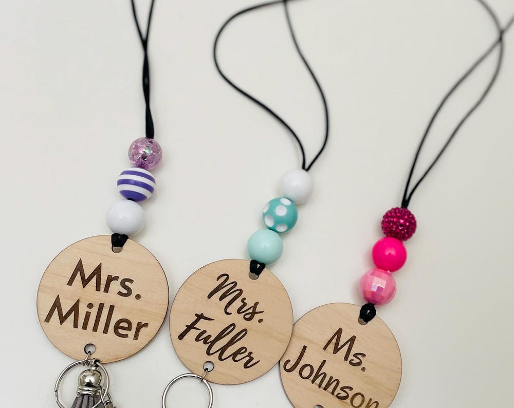 Personalized Teacher Lanyard